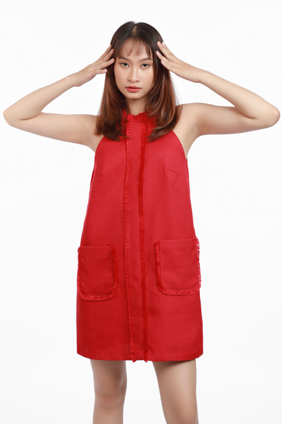 ワンピース Herlipto  Trois Logo Knit Mini Dress (M) Her lip to - herlipto Trois Logo Knit Mini Dressの通販 by Y